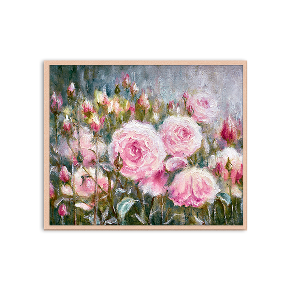 liv corday Oil painting roses