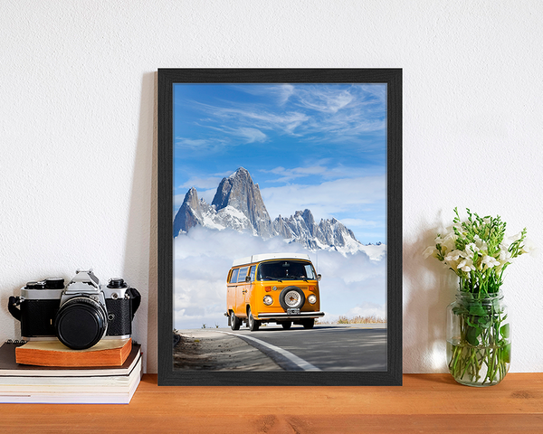 Liv Corday Orange Volkswagen Van