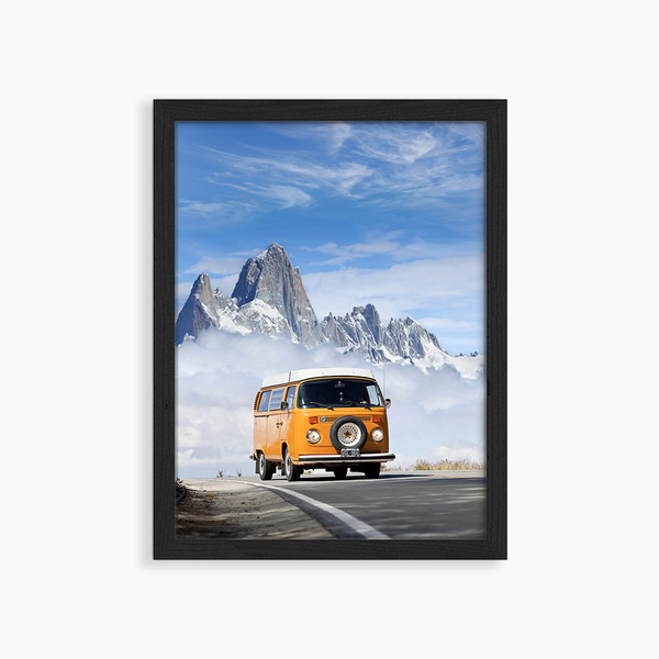 liv corday Orange Volkswagen Van