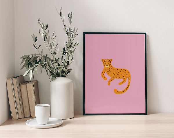 Liv Corday Pink Tiger Illustration