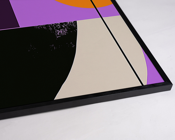 Liv Corday Purple Abstract