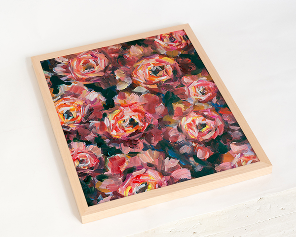 Liv Corday Red Flowers