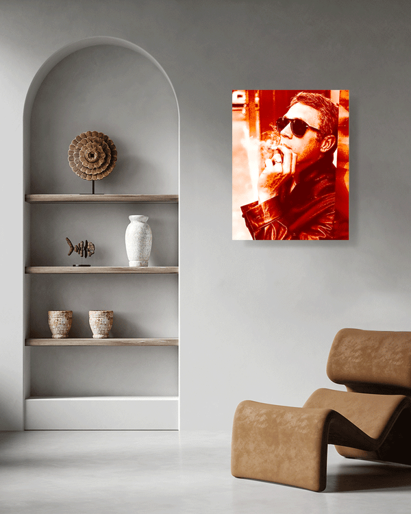 Liv Corday Smoking A Cigarette In Orange