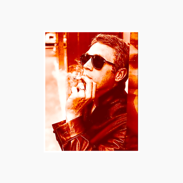 liv corday Smoking a Cigarette in Orange