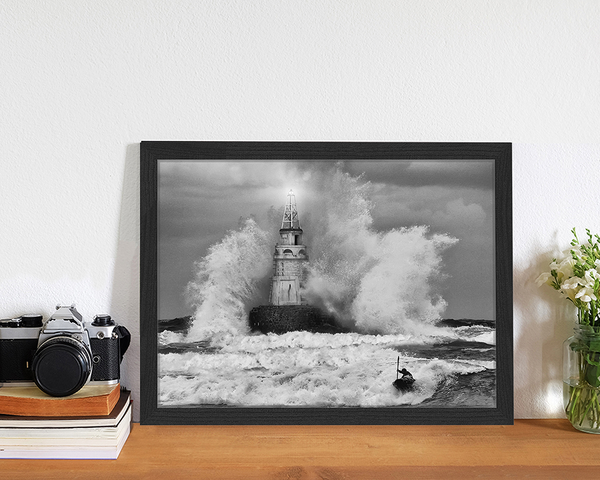 Liv Corday Storm And Lighthouse
