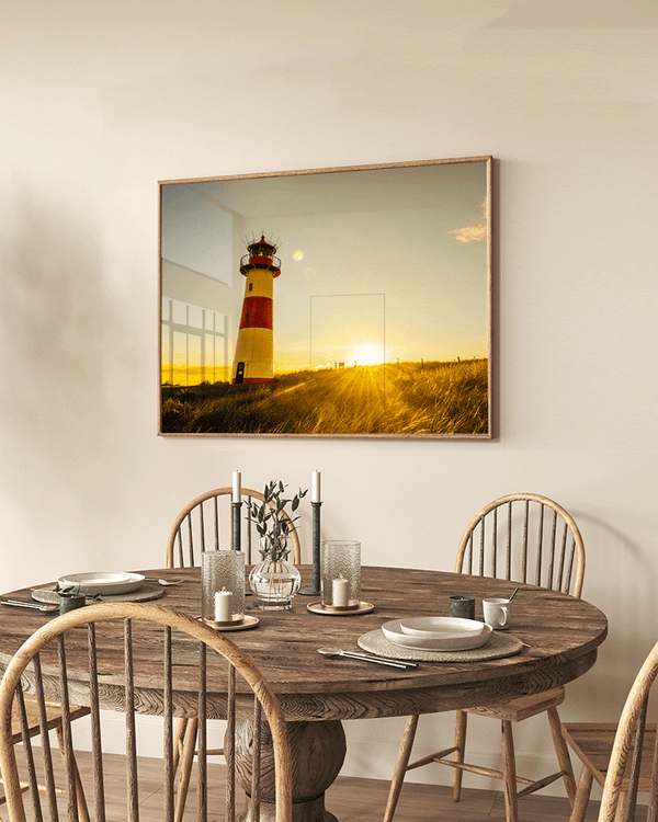 Liv Corday Sunrise At Lighthouse In List North Sea