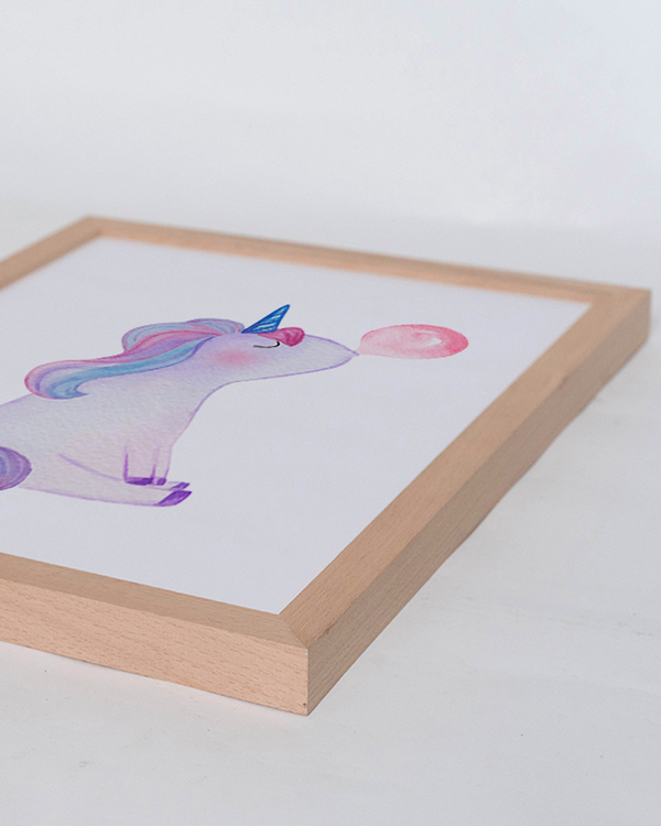 Liv Corday Unicorn Blowing Bubble Gum