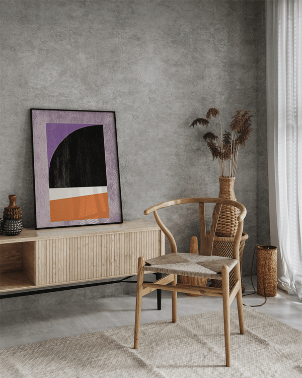 Liv Corday Violet Abstract