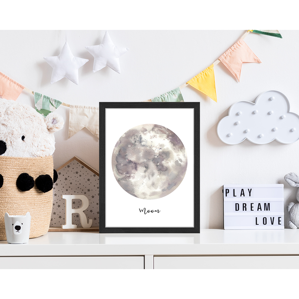 Liv Corday Watercolor Moon