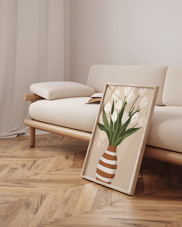 Liv Corday White Tulips