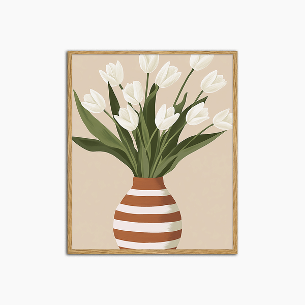 liv corday White Tulips