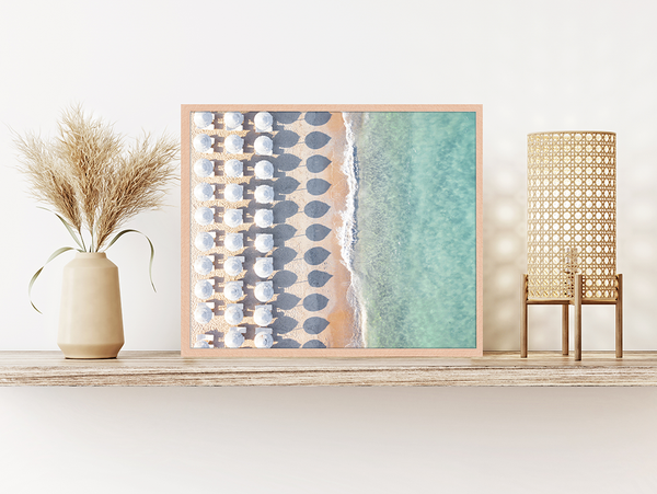 Liv Corday White Umbrellas