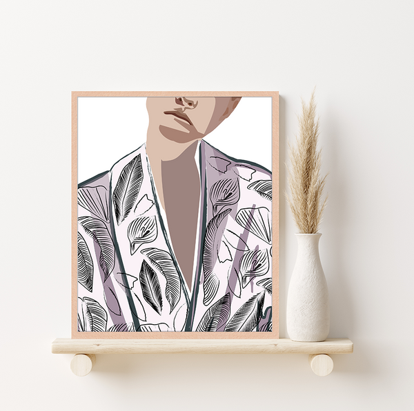 Liv Corday Woman In Printed Jacket