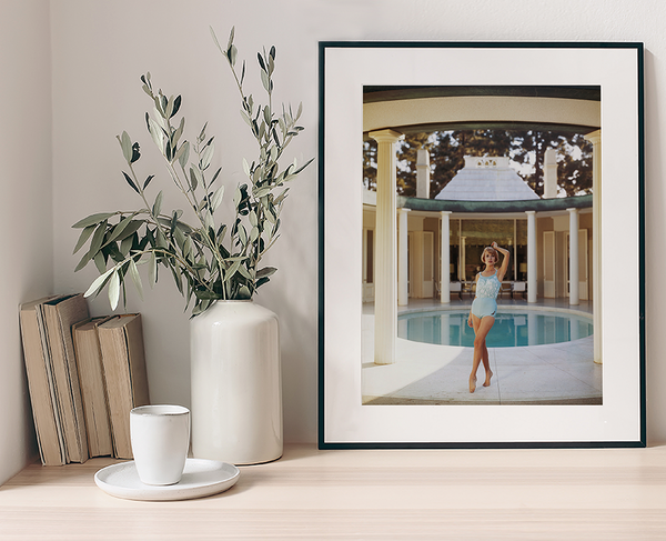 Liv Corday Woman Standing At Pool Side