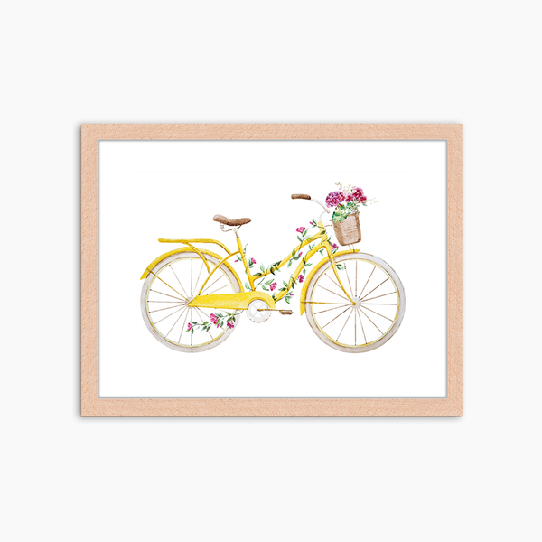 liv corday Yellow bicycle