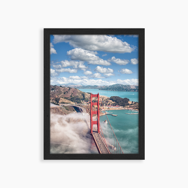 liv corday San Francisco Golden Gate Bridge from aircraft