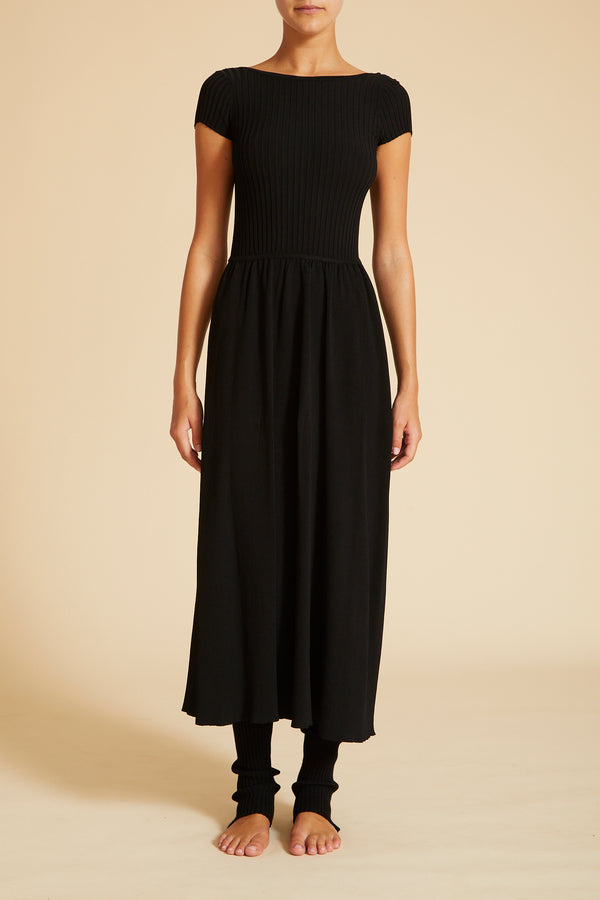 live the process Gaia Dress Black
