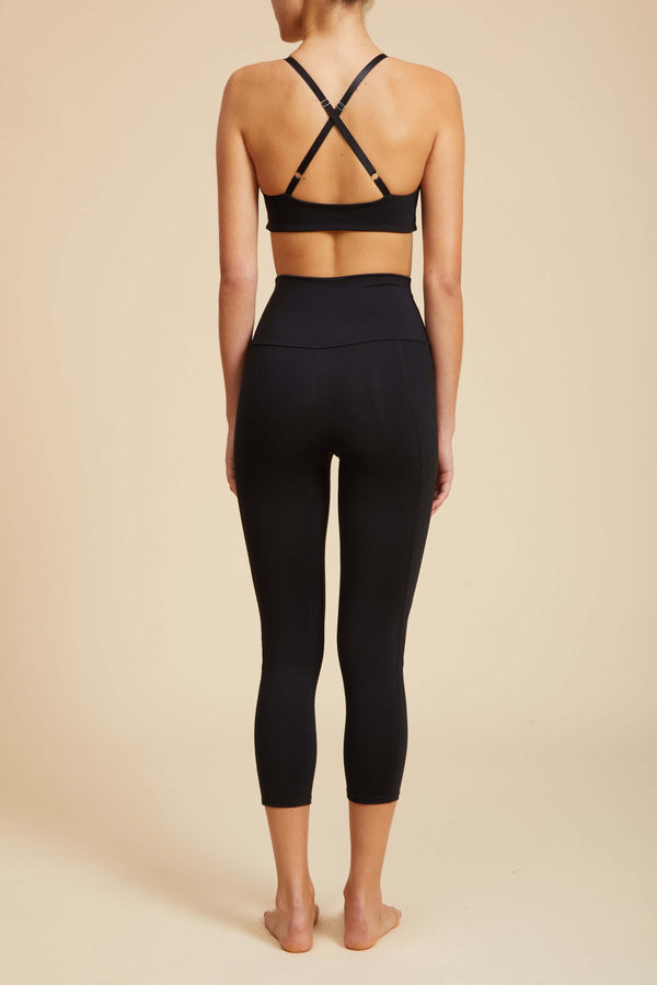 Live The Process Geometric Legging 7/8 Black