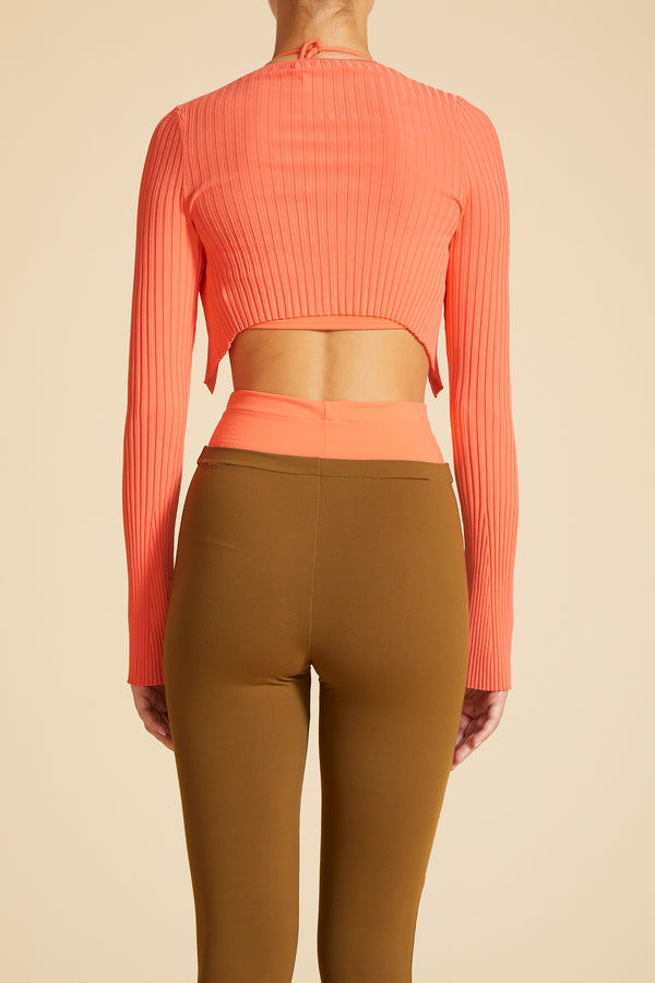 Live The Process Jaya Cardigan Papaya