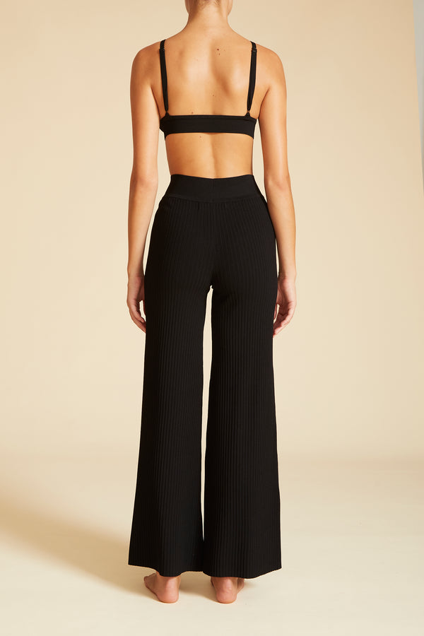 Live The Process Leda Wide Leg Black