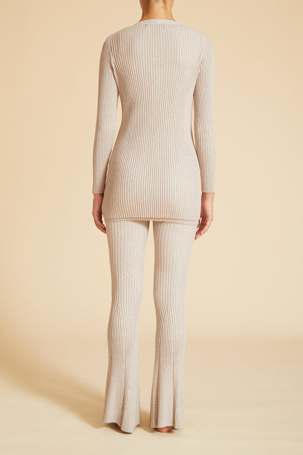 Live The Process Mira Cardigan Ebony Melange