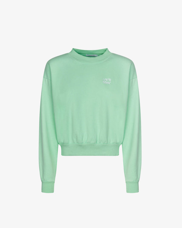 livincool ESSENTIAL WOMEN'S CREWNECK SWEATSHIRT MINT