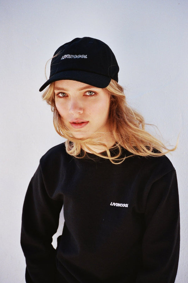 Livincool CLASSIC OUTLINE CAP BLACK