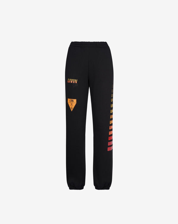 livincool DIGITAL SWEATPANTS BLACK