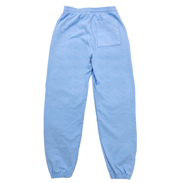 Livincool EMBROIDERED WAVY SWEATPANT SKY BLUE