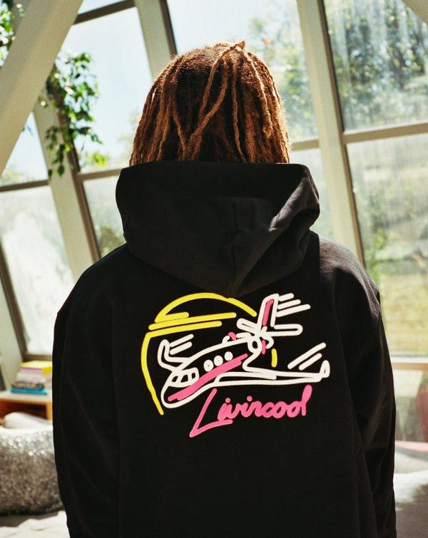 Livincool FLIGHT HOODIE BLACK