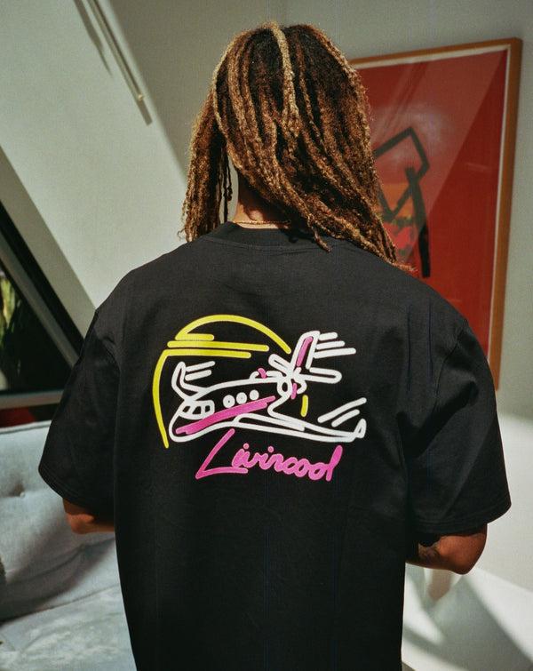 Livincool FLIGHT TEE BLACK