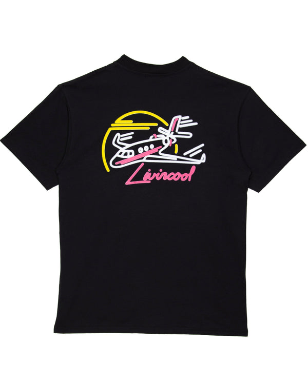 Livincool FLIGHT TEE BLACK