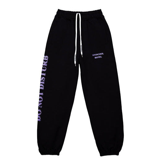 livincool HOTEL PANTS BLACK