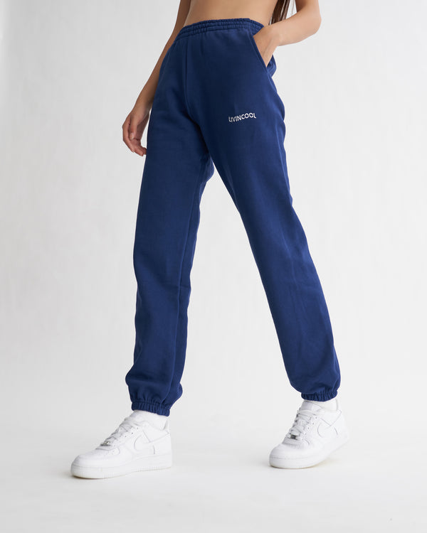 Livincool LOS ANGELES SWEATPANTS NAVY