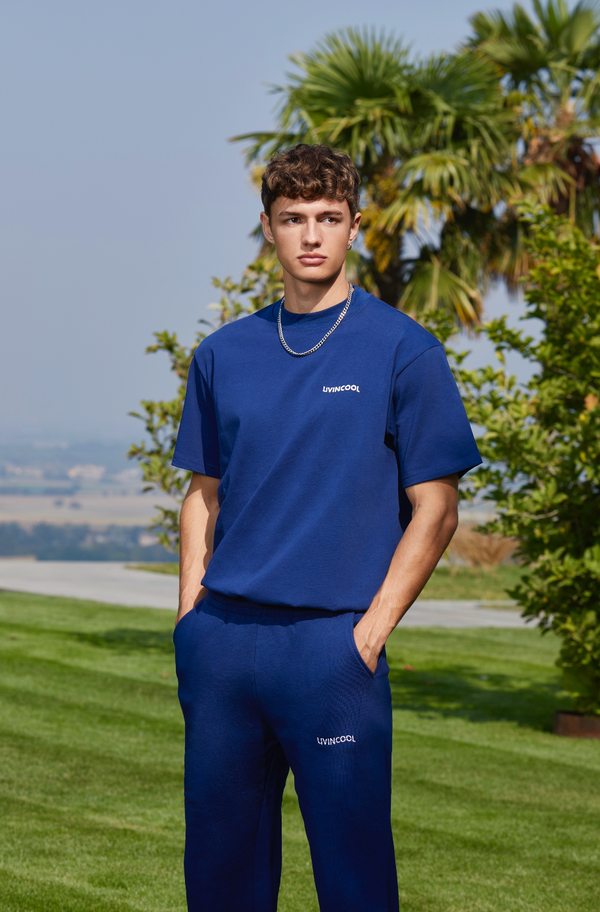 Livincool LOS ANGELES T-SHIRT NAVY