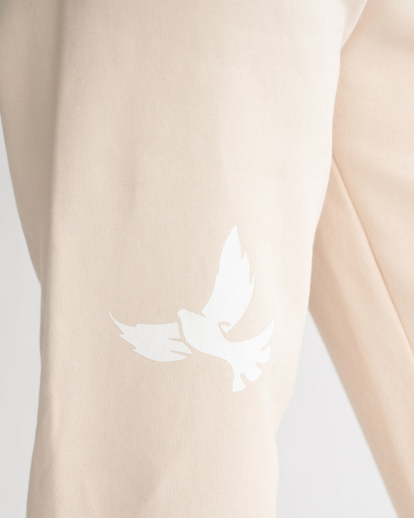 Livincool RAINBOW RAILROAD SWEATPANTS EGGNOG