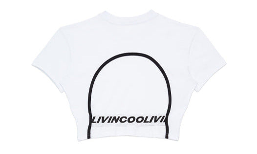 Livincool SLICK BABY TEE OFF WHITE