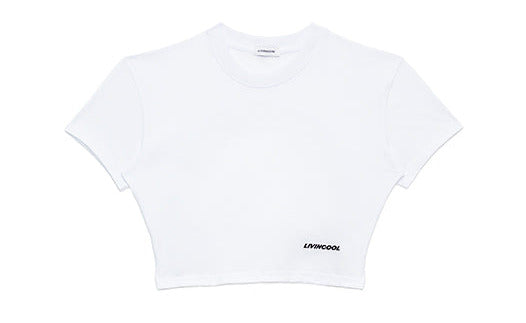 livincool SLICK BABY TEE OFF WHITE