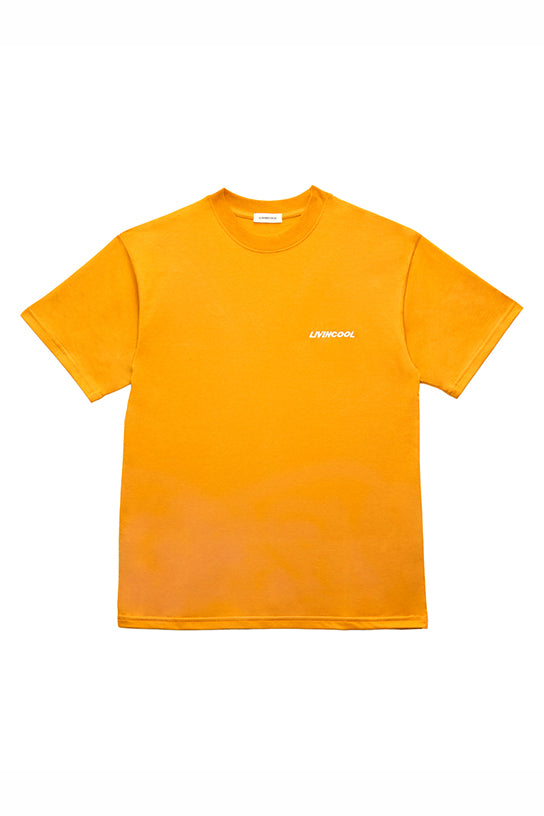 livincool SLICK EMBROIDERED TEE GINGER BREAD