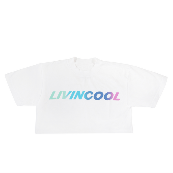livincool SLICK GRADIENT CROP TEE