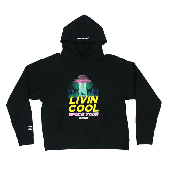 livincool SPACE TOUR HOODIE BLACK