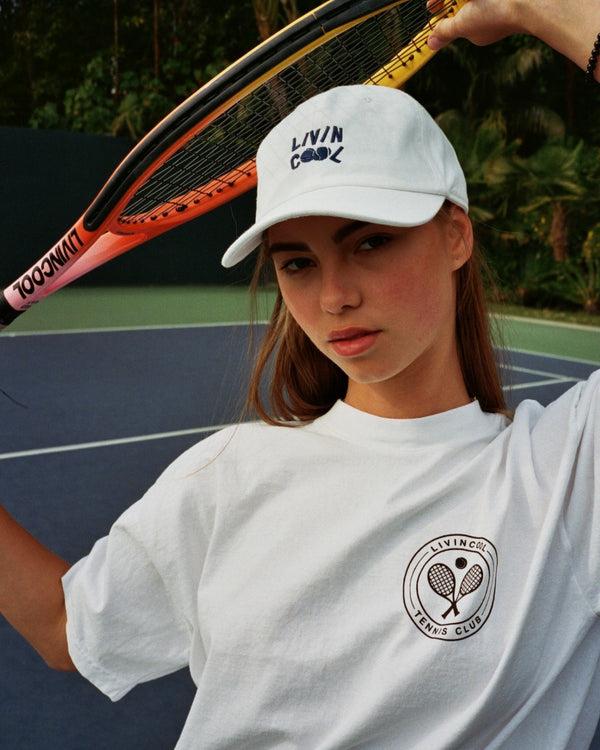 Livincool TENNIS CLUB CAP WHITE