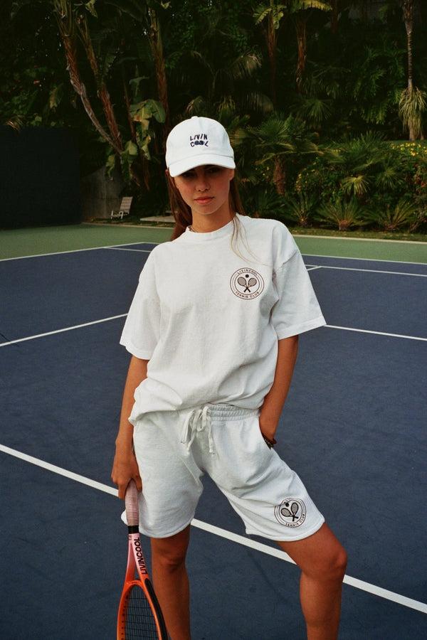 Livincool TENNIS CLUB CAP WHITE