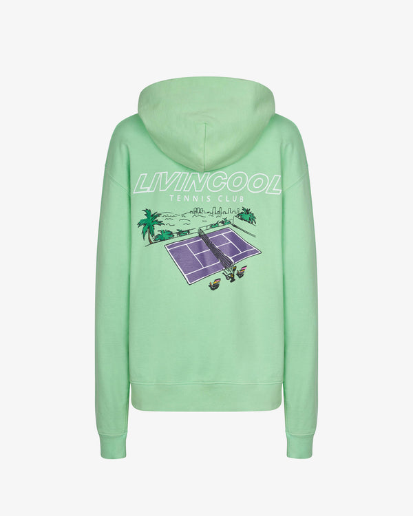 Livincool TENNIS CLUB HOODIE GREEN