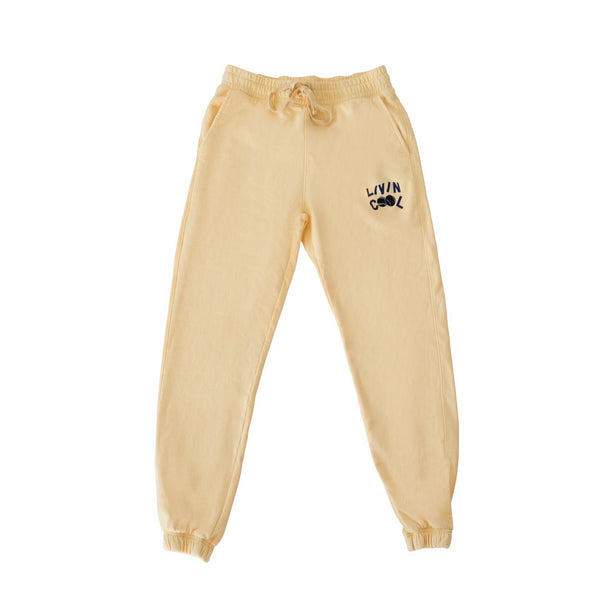 livincool TENNIS CLUB SWEATPANTS YELLOW