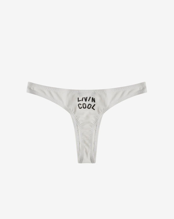 Livincool WAVY BIKINI BOTTOM AVORIO