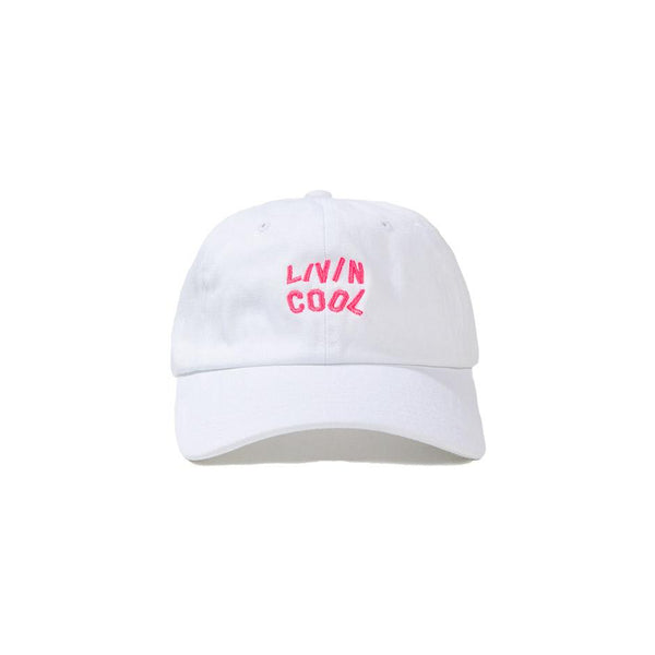 Livincool WAVY CAP WHITE/HOT PINK