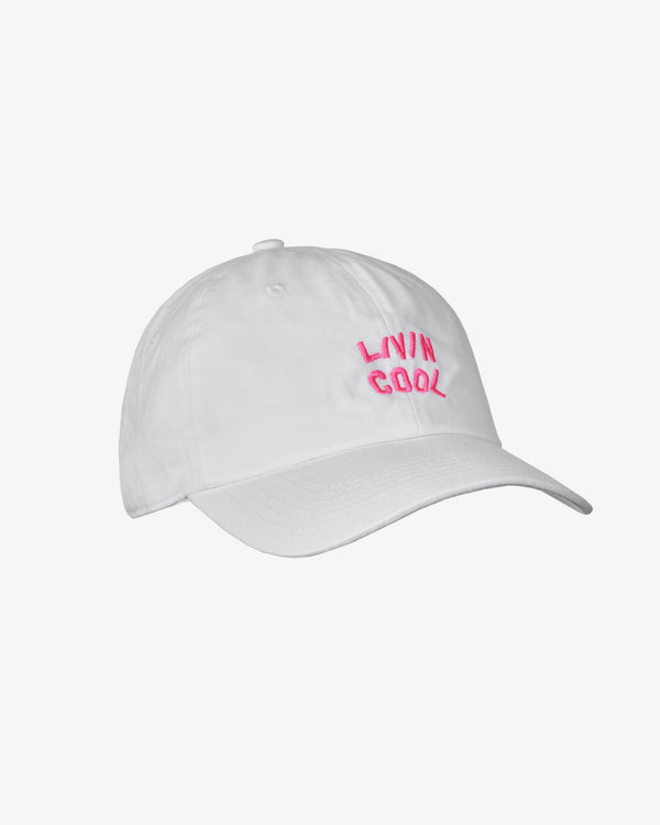 livincool WAVY CAP WHITE/HOT PINK