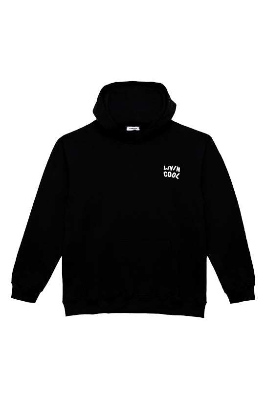 livincool WAVY HOODIE BLACK