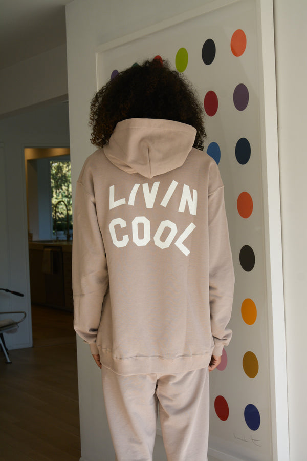 Livincool WAVY HOODIE SAND